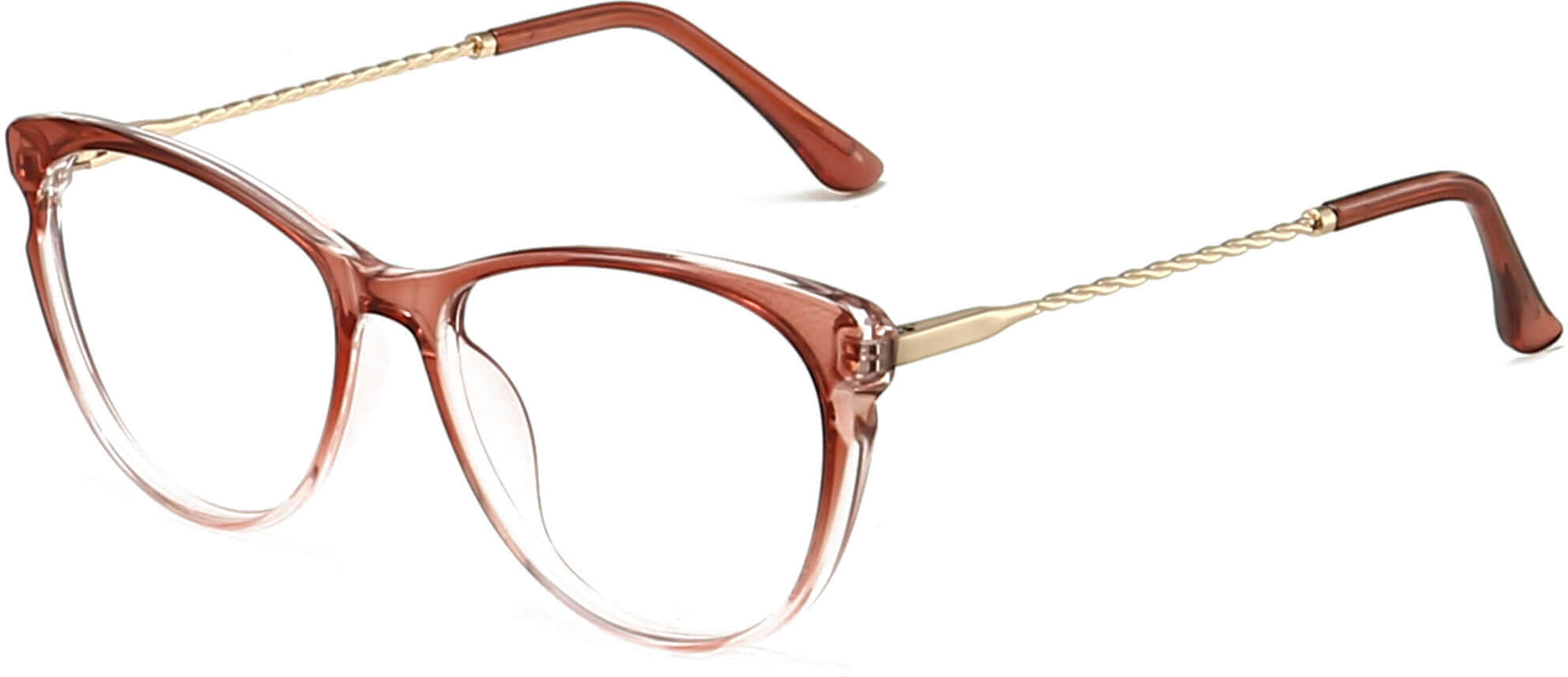 Susanna Cateye Pink Eyeglasses from ANRRI, angle view