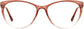 Susanna Cateye Pink  Eyeglasses from ANRRI, front view