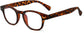 Teniayo round tortoise Eyeglasses from ANRRI, angle view