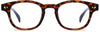 Teniayo round tortoise Eyeglasses from ANRRI, front view
