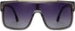 Theo Gray Plastic Sunglasses from ANRRI, front view