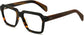 Theodore Square Tortoise Eyeglasses from ANRRI, angle view