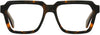 Theodore Square Tortoise Eyeglasses from ANRRI, front view
