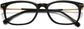 Tinsley Round Black Eyeglasses from ANRRI, closed view