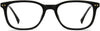 Tinsley Round Black Eyeglasses from ANRRI, front view