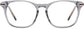 Tobias Square Gray Eyeglasses from ANRRI, front view
