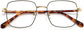 Travis Square Black  Eyeglasses from ANRRI, closed view