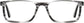 Trenton Rectangle Gray Eyeglasses from ANRRI, front view