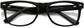 Valentino Round Black Eyeglasses from ANRRI, closed view