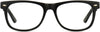 Valentino Round Black Eyeglasses from ANRRI, front view
