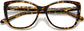 Verna Cateye Tortoise Eyeglasses from ANRRI, closed view