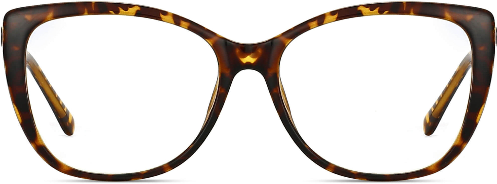 Verna Cateye Tortoise Eyeglasses from ANRRI, front view