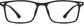 Victor Rectangle Black Eyeglasses from ANRRI, front view