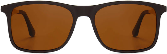 Violet Brown Stainless steel Sunglasses from ANRRI