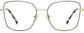 Virginia Cateye Black Eyeglasses from ANRRI, front view
