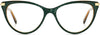 Wachira cateye green&tortoise Eyeglasses from ANRRI