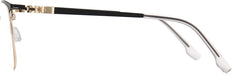 Waverly Cateye Black Eyeglasses from ANRRI, side view