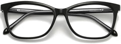 Wynter Cateye Black Eyeglasses from ANRRI, closed view