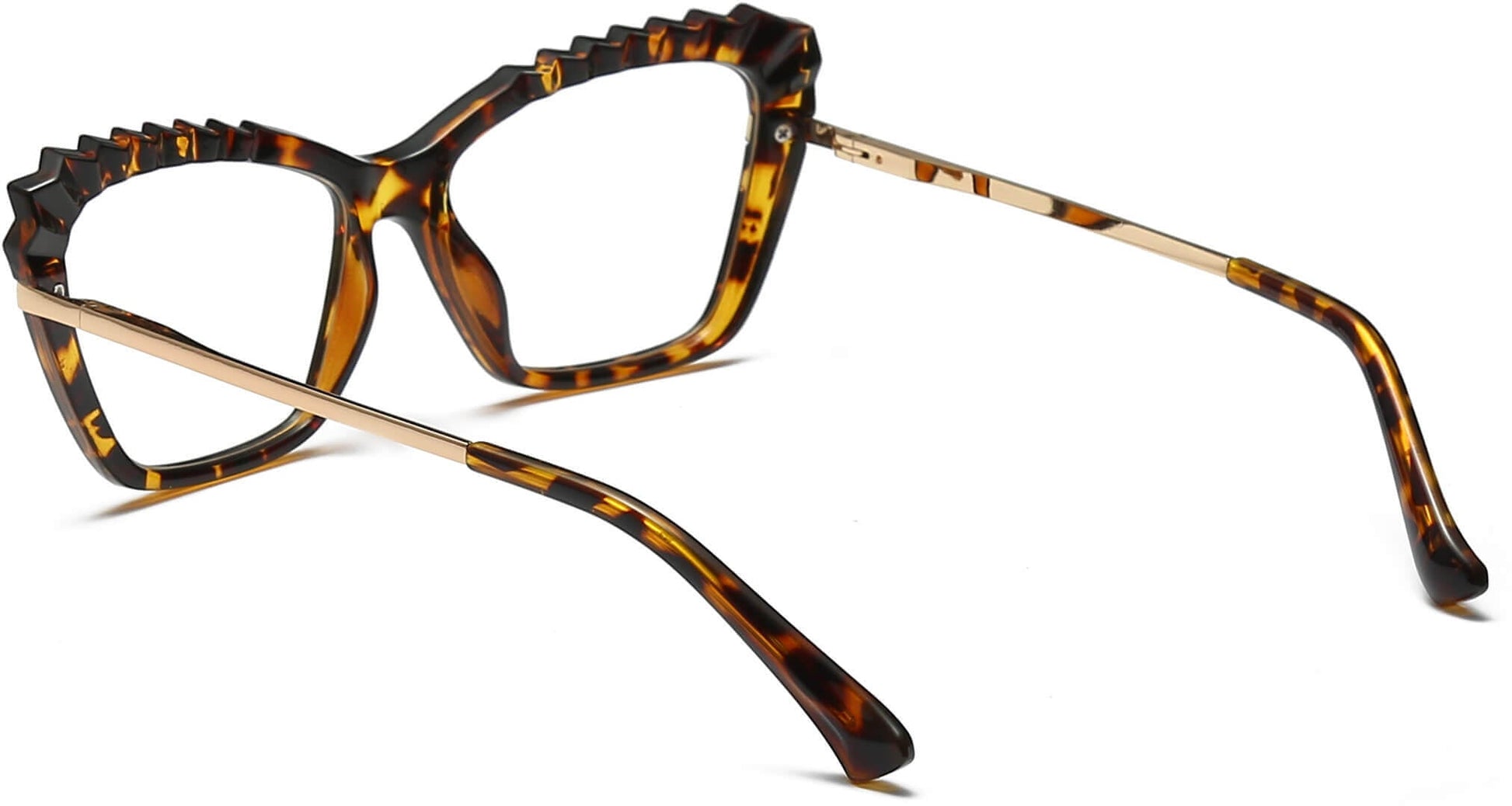Zelda Cateye Tortoise Eyeglasses from ANRRI, front view