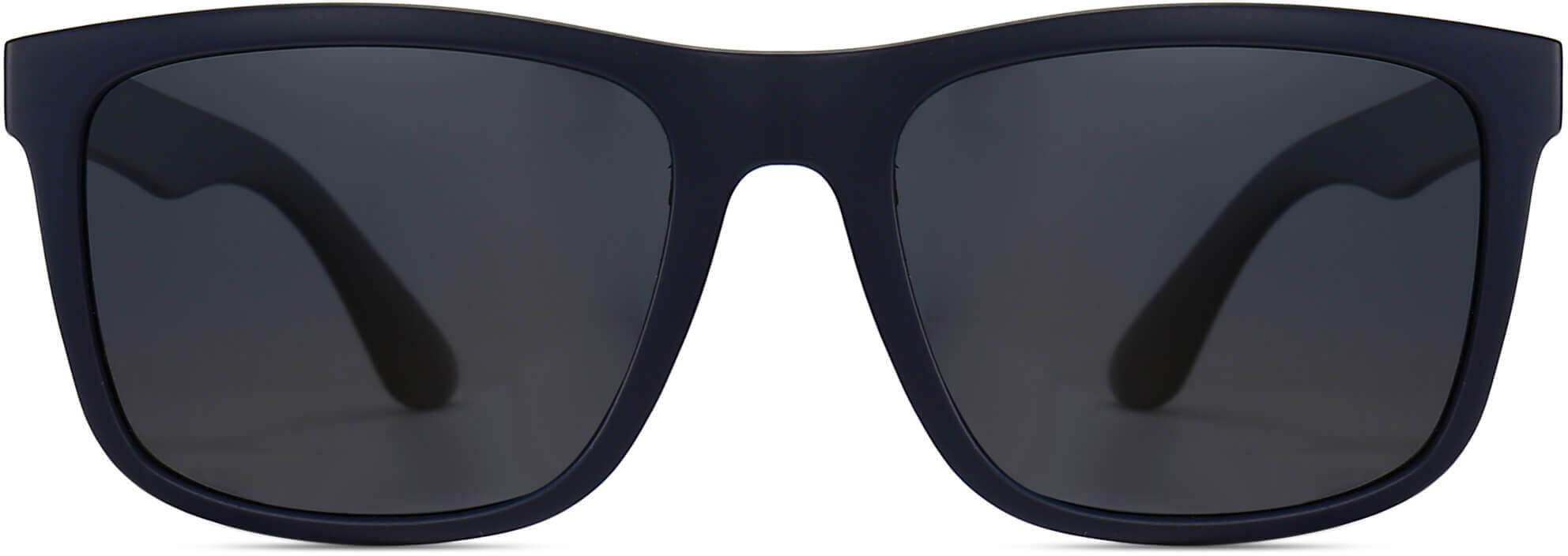 Zion Blue Plastic Sunglasses from ANRRI, front view