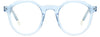 Zora Geometric Blue Eyeglasses from ANRRI, front view