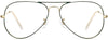 Zymirah Aviator Black Eyeglasses from ANRRI, front view