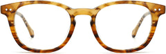 kingsley acetate square tortoise Eyeglasses from ANRRI, front view