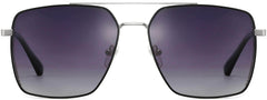 Ace Silver Stainless steel Sunglasses from ANRRI, front view