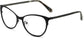 shay cateye black Eyeglasses from ANRRI, angle view