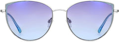 Vera Blue Stainless steel Sunglasses from ANRRI, front view