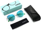 Zosia Green Stainless steel Sunglasses with Accessories from ANRRI