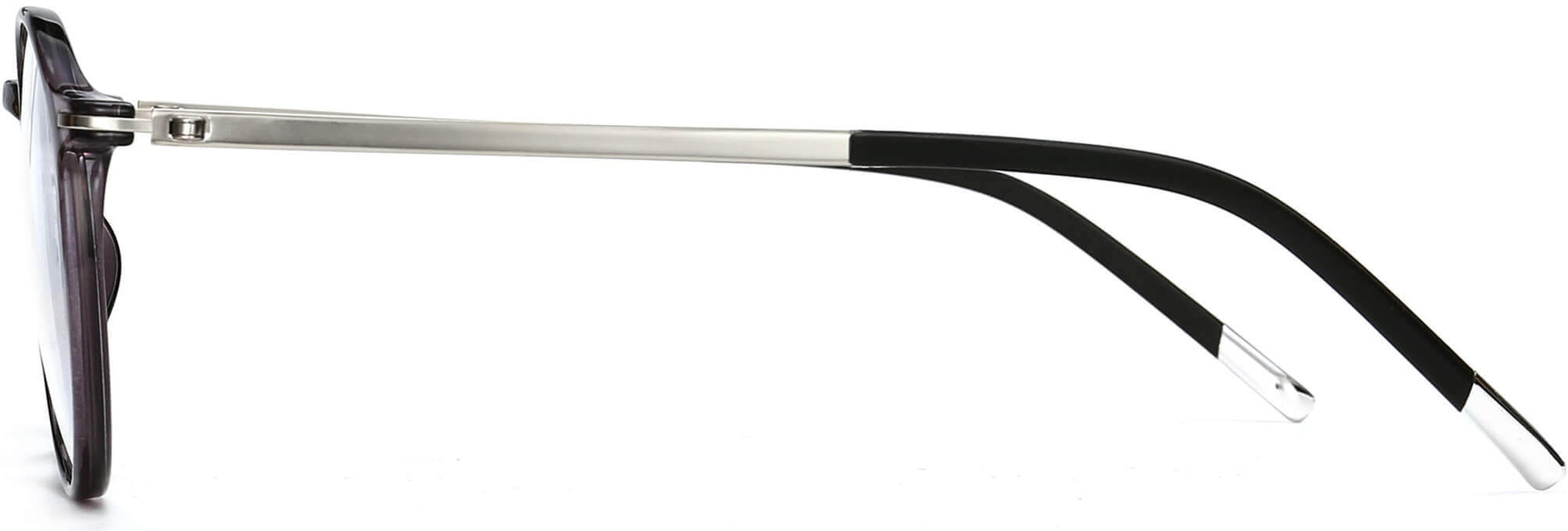 libra gray Eyeglasses from ANRRI, side view