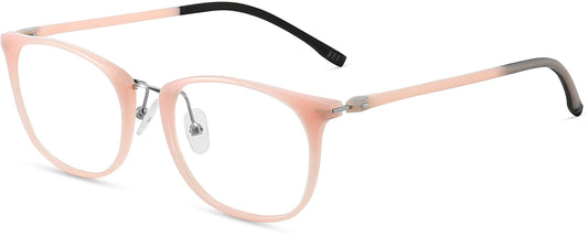 mullita pink Eyeglasses from ANRRI, angle view