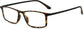 hago rectangle tortoise Eyeglasses from ANRRI, angle view