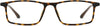 hago rectangle tortoise Eyeglasses from ANRRI, front view
