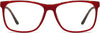 crimson red tortoise Eyeglasses from ANRRI