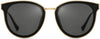 Naya Gold Black Stainless Steel Sunglasses from ANRRI, front view