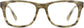 ojando square brown green Eyeglasses from ANRRI, front view
