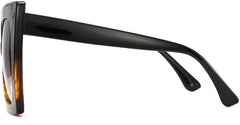 Cassia Tortoise Plastic Sunglasses from ANRRI, side view