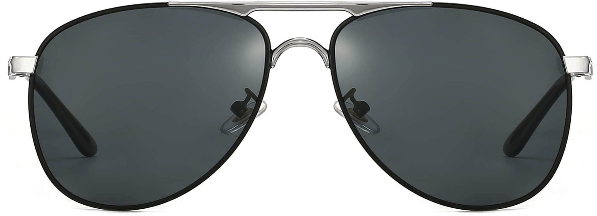 Hiram Black Stainless steel Sunglasses from ANRRI