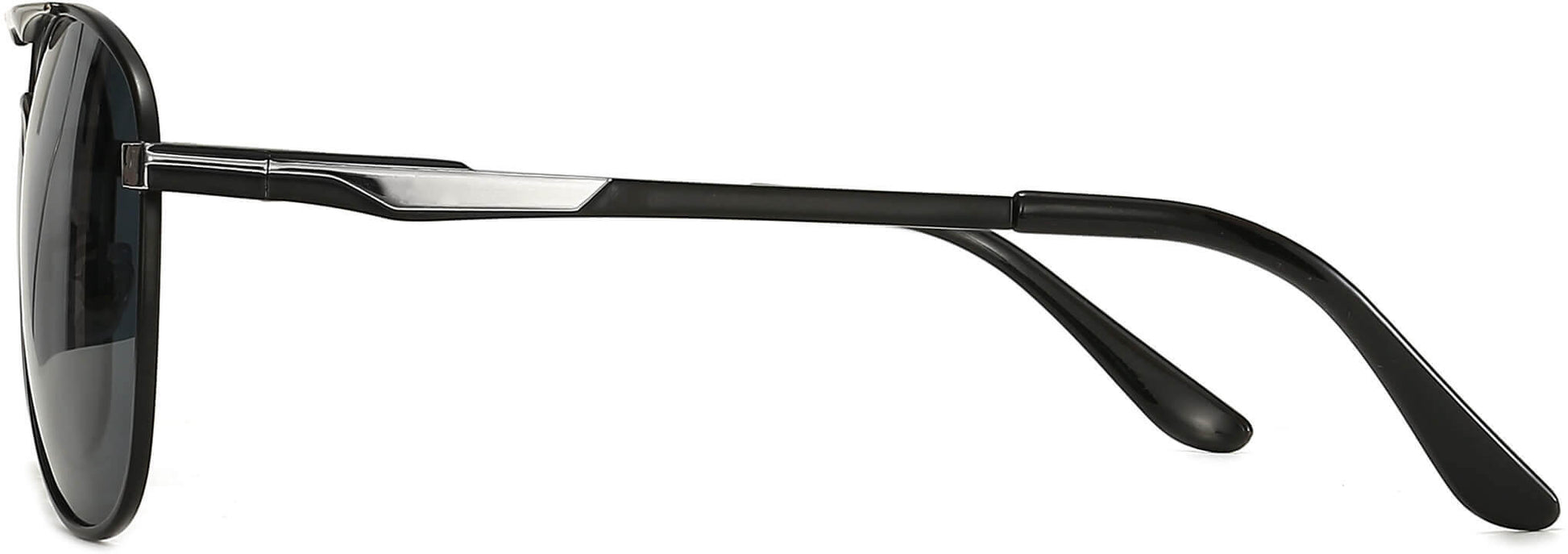 Hiram Black Stainless steel Sunglasses from ANRRI