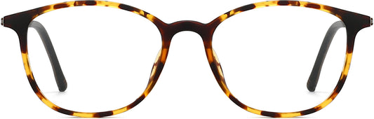 eleston tortoise Eyeglasses from ANRRI, front view